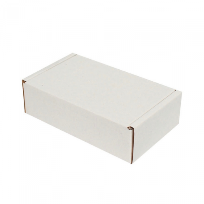 Beyaz Kilitli Kargo Kutusu 16x8x3 cm
