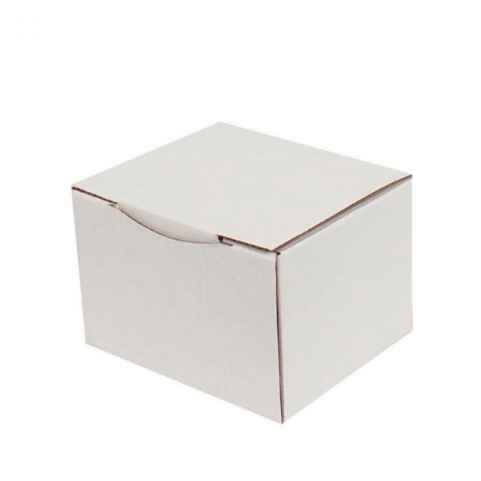 Beyaz Kilitli Kargo Kutusu 12,5x10,5x8 cm