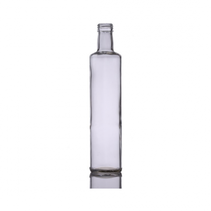 Dorica 500 Ml Cam Şişe (Şeffaf) (5 Adet) (Kapak Dahil)