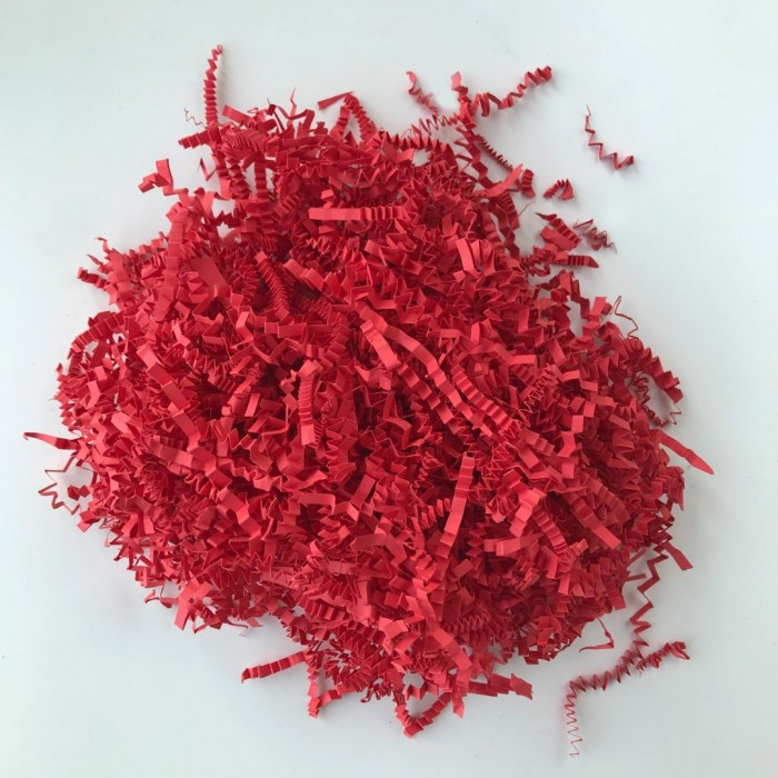 Zigzag/Kırpık Kağıt- Kırmızı Renk (250 gr)